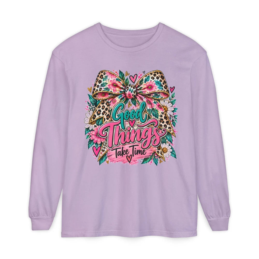 Garment Dyed Long Sleeve T-Shirt