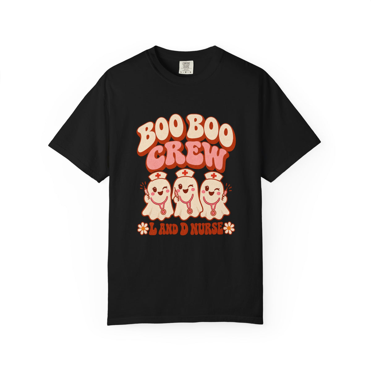 Boo Boo Crew Nurse T-Shirt – Cute Ghost Nurse Tee for Healthcare Workers