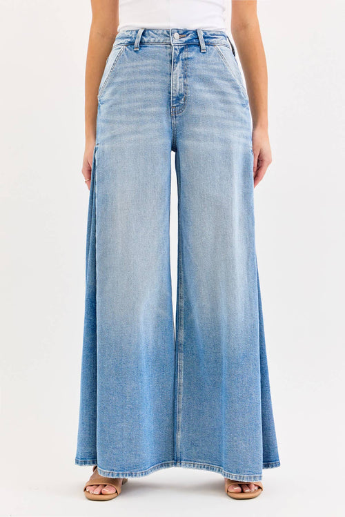 Cello High Rise Super Wide Leg jeans