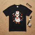 Nurse Duck Heart T-Shirt — Cute Nursing Gift