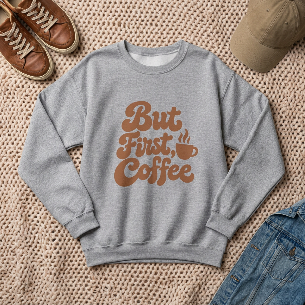 But First, Coffee Sweatshirt