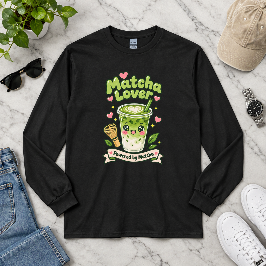 Matcha Lover Long Sleeve T-Shirt