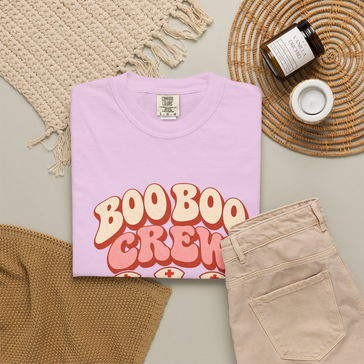 Boo Boo Crew Nurse T-Shirt – Cute Ghost Nurse Tee for Healthcare Workers