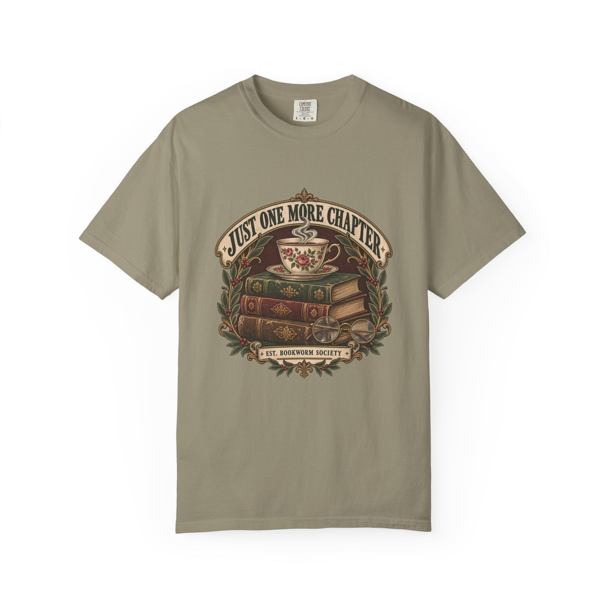 Just One More Chapter T-Shirt — Book Lover Reading Tee