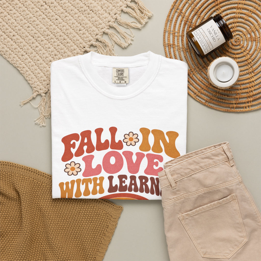 Fall in Love with Learning Kindergarten T-Shirt