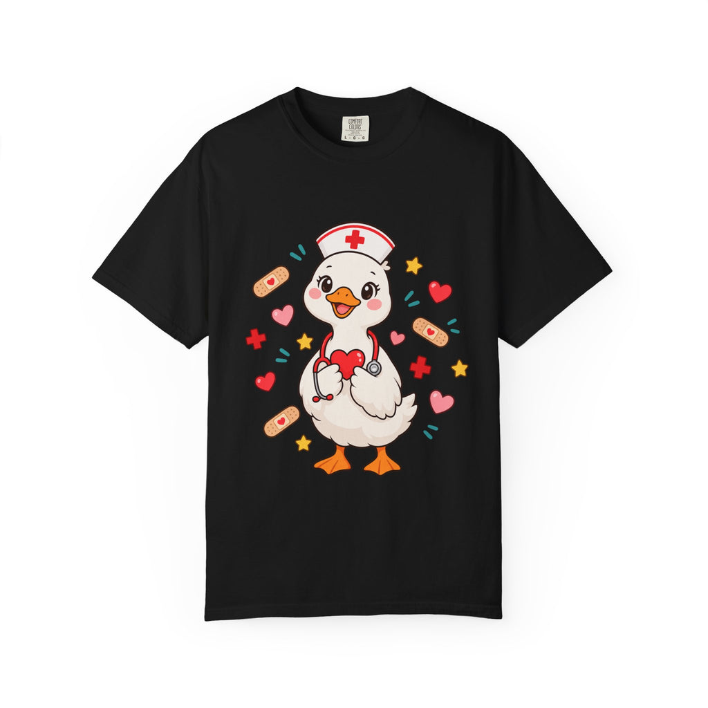 Nurse Duck Heart T-Shirt — Cute Nursing Gift
