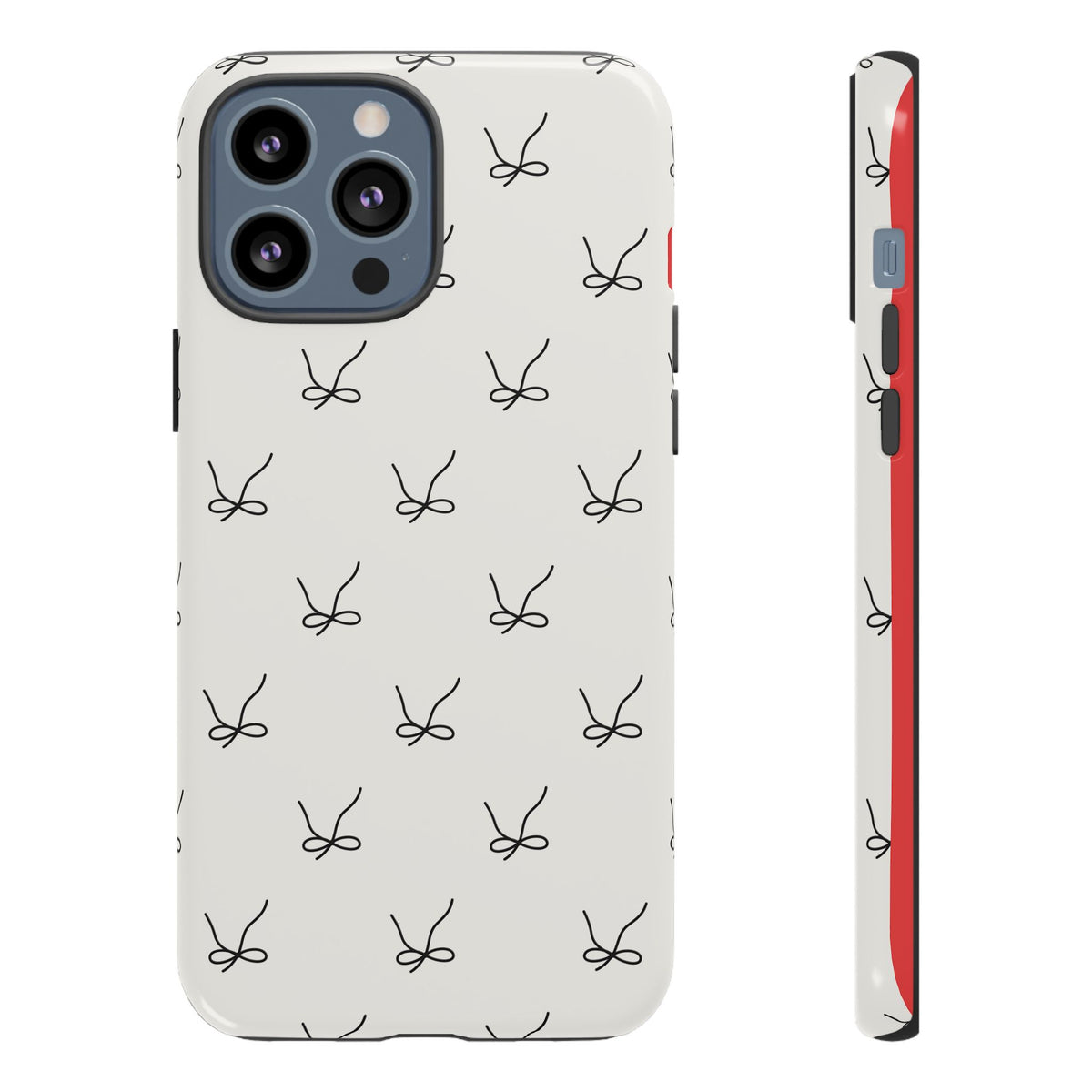 Minimalist Scissors Pattern Tough Phone Case