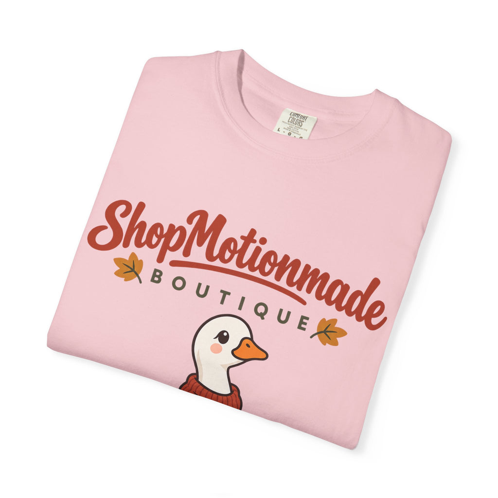 Autumn Goose Boutique T-Shirt — "ShopMotionmade" Cozy Fall Graphic Tee