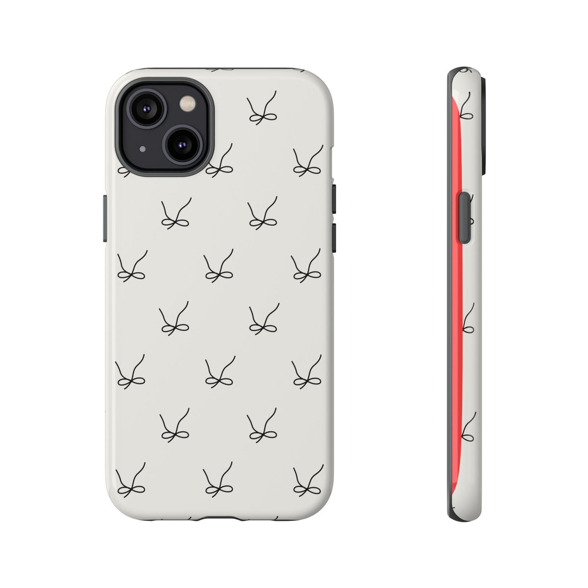 Minimalist Scissors Pattern Tough Phone Case