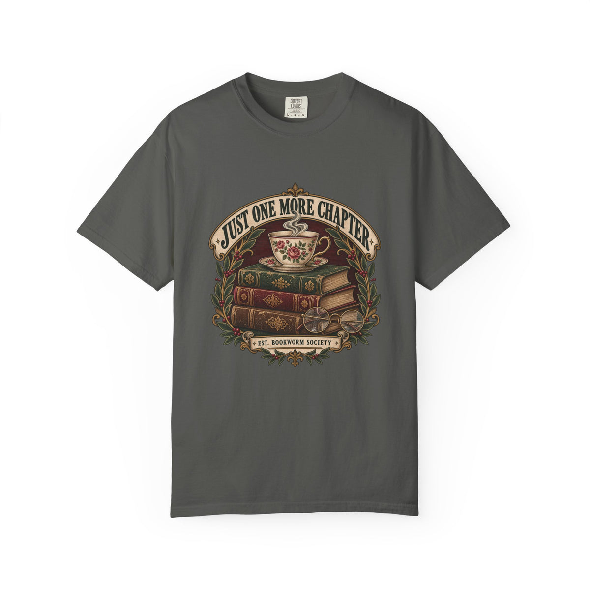 Just One More Chapter T-Shirt — Book Lover Reading Tee