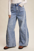 Haven Wide-Leg Panel Jeans