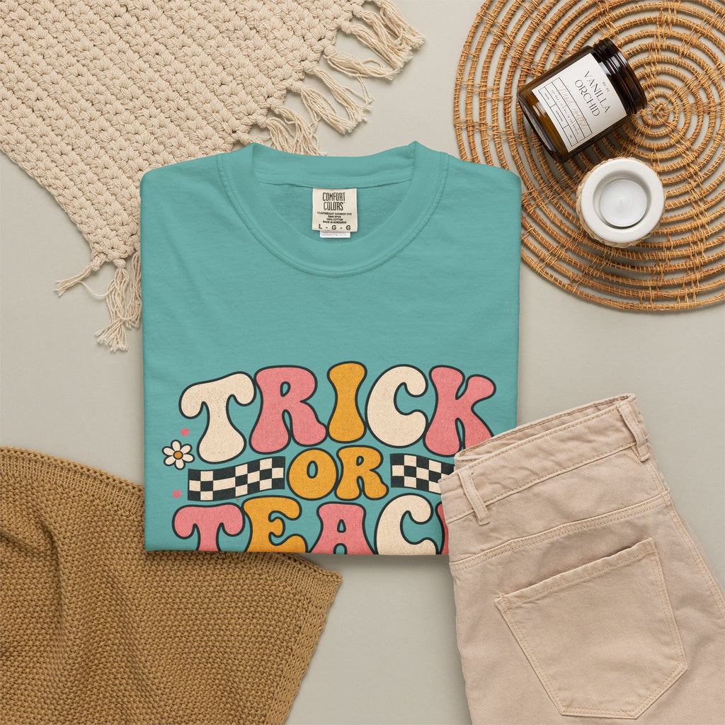 Trick or Teach 3rd Grade Halloween T-Shirt