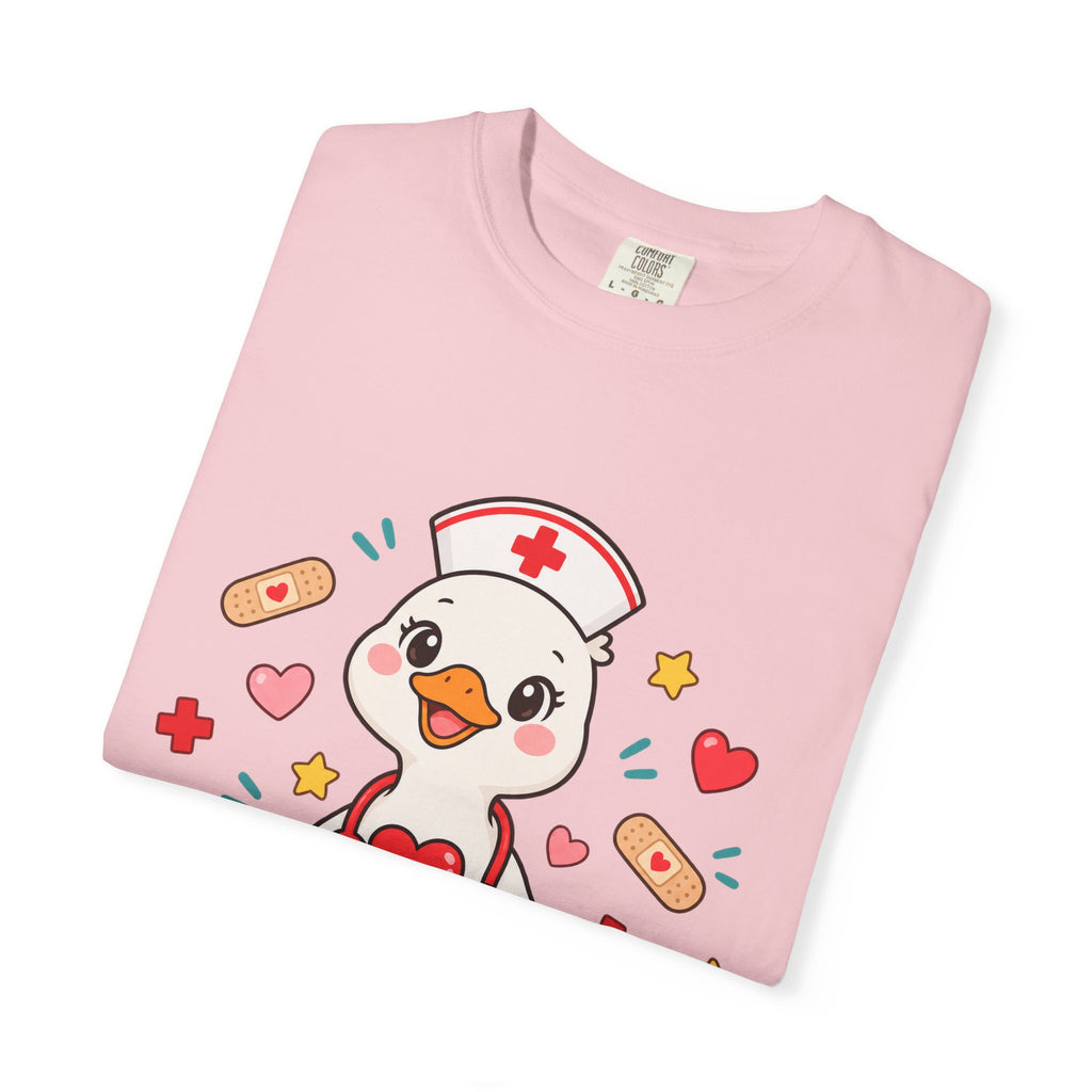 Nurse Duck Heart T-Shirt — Cute Nursing Gift