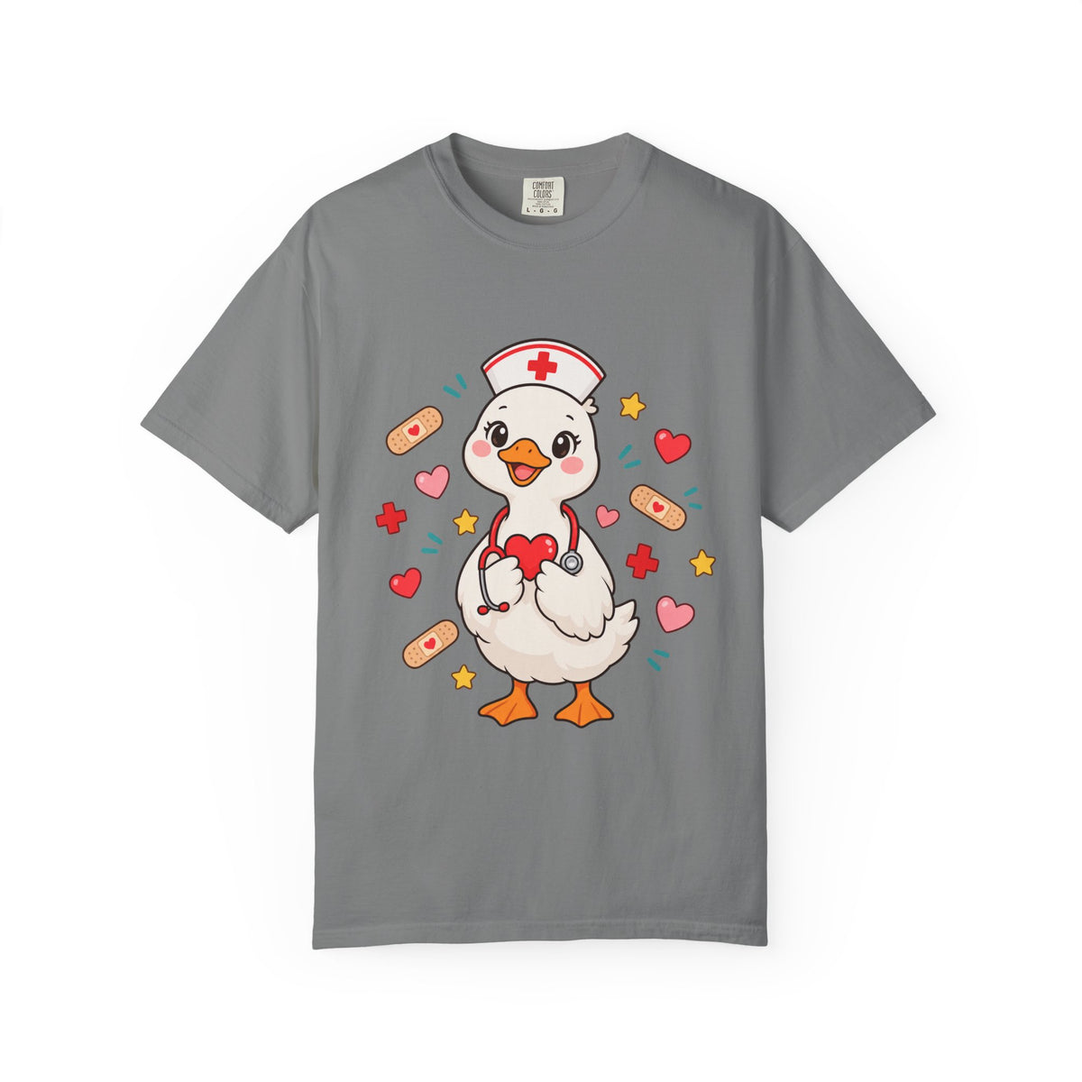 Nurse Duck Heart T-Shirt — Cute Nursing Gift