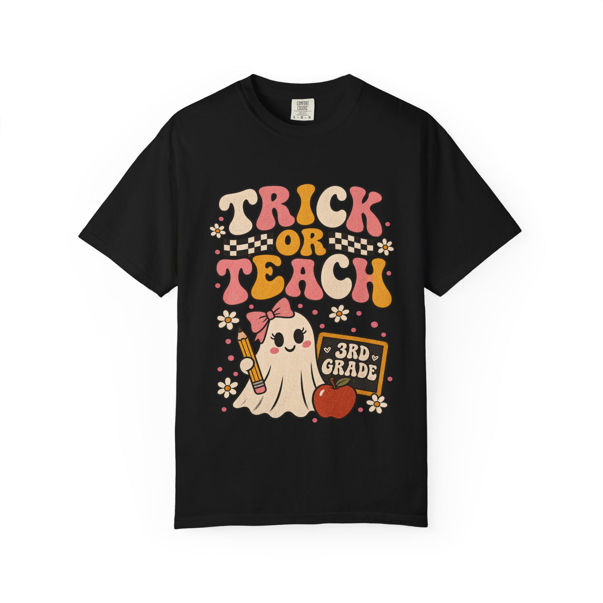 Trick or Teach 3rd Grade Halloween T-Shirt