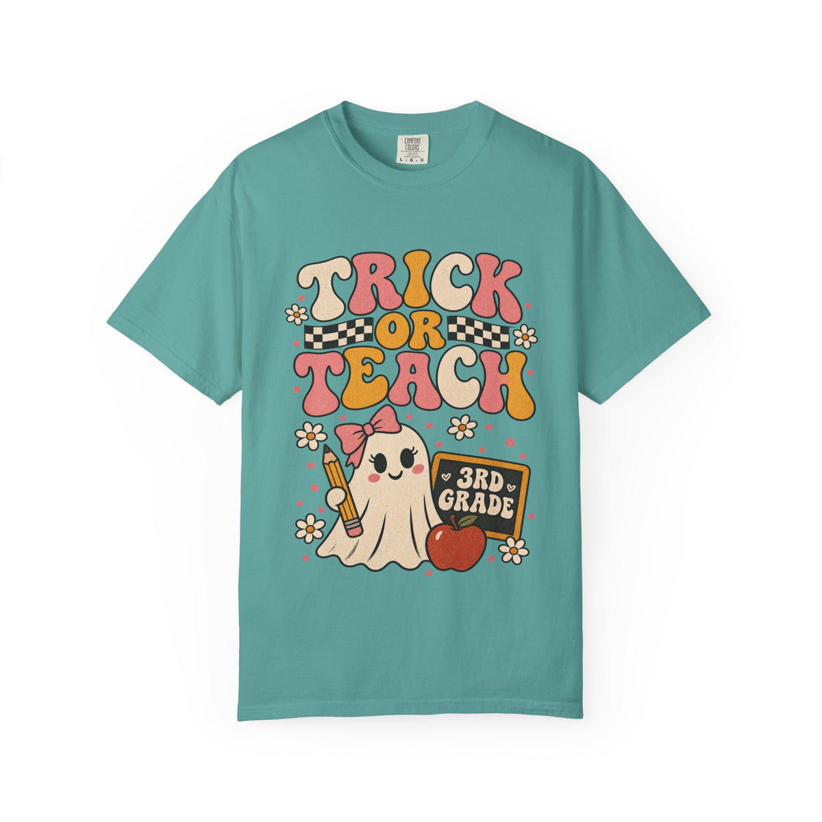 Trick or Teach 3rd Grade Halloween T-Shirt