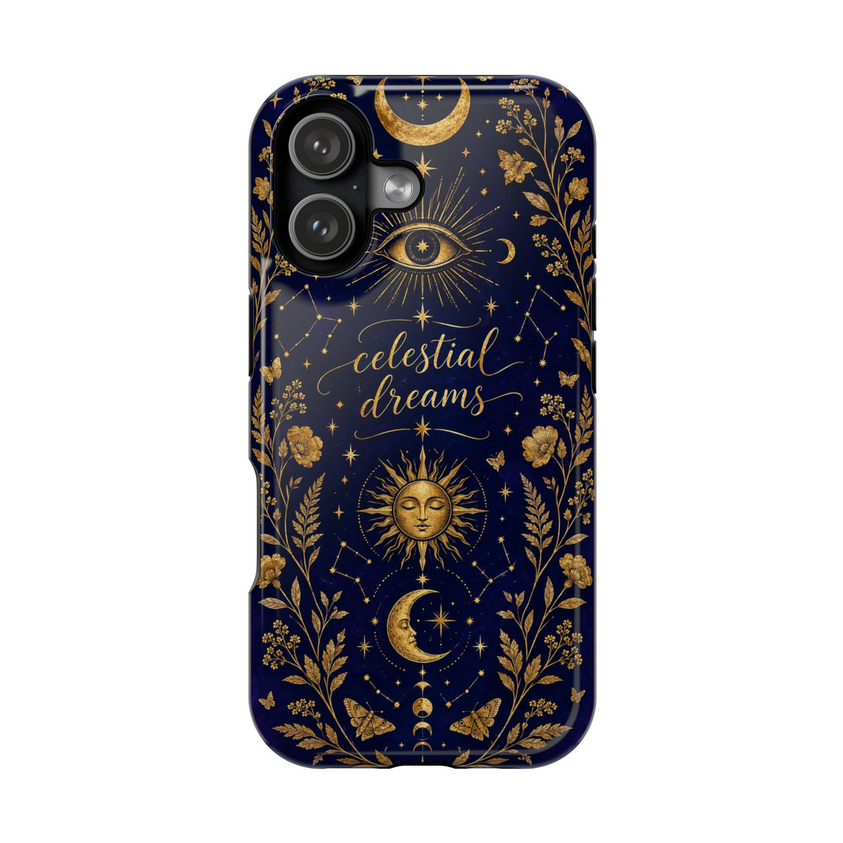 Celestial Dreams Magnetic Phone Case — Impact‑Resistant Night Sky Design