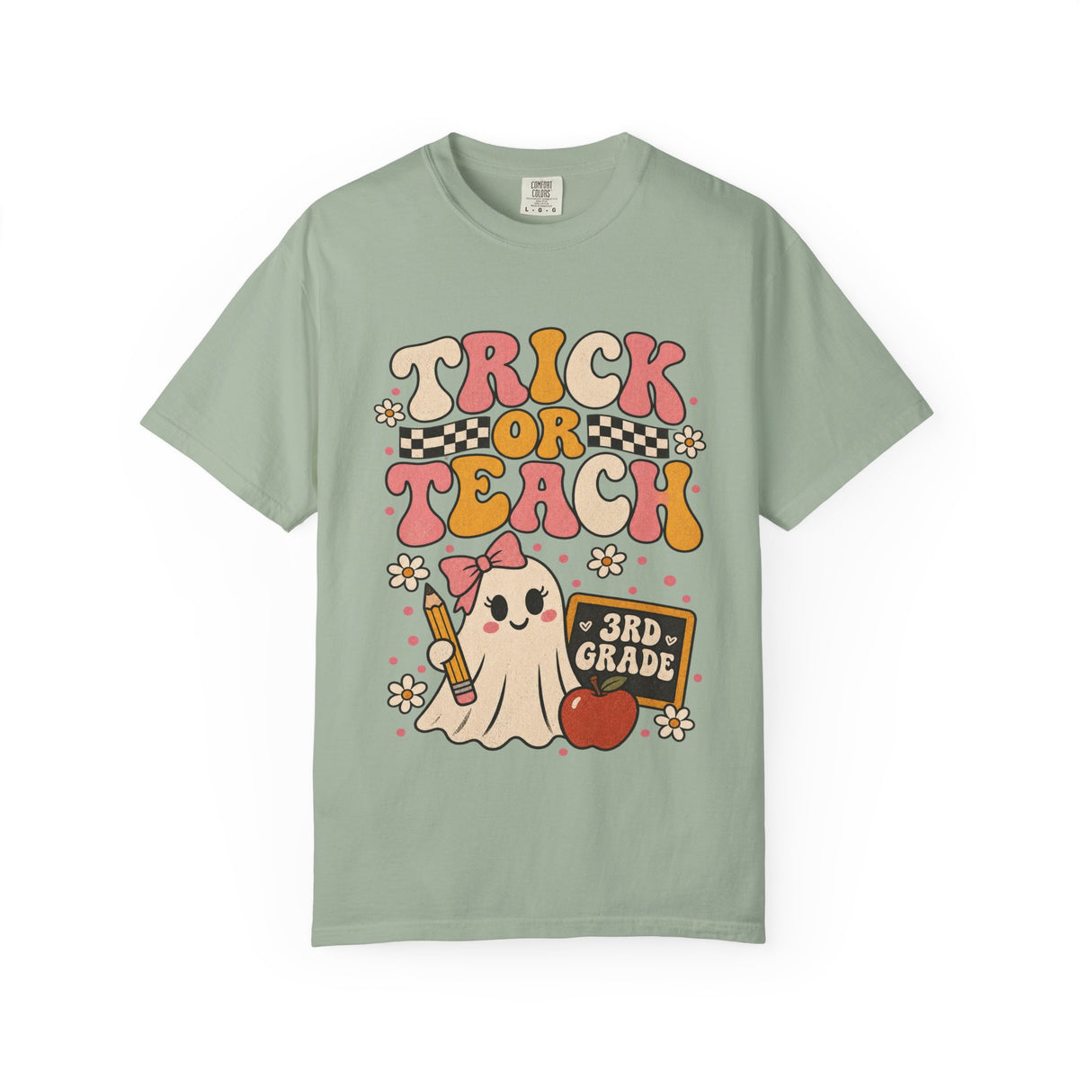 Trick or Teach 3rd Grade Halloween T-Shirt