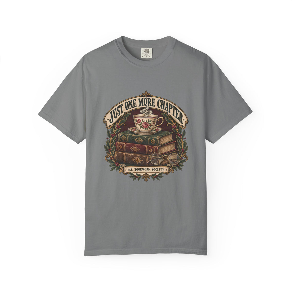Just One More Chapter T-Shirt — Book Lover Reading Tee