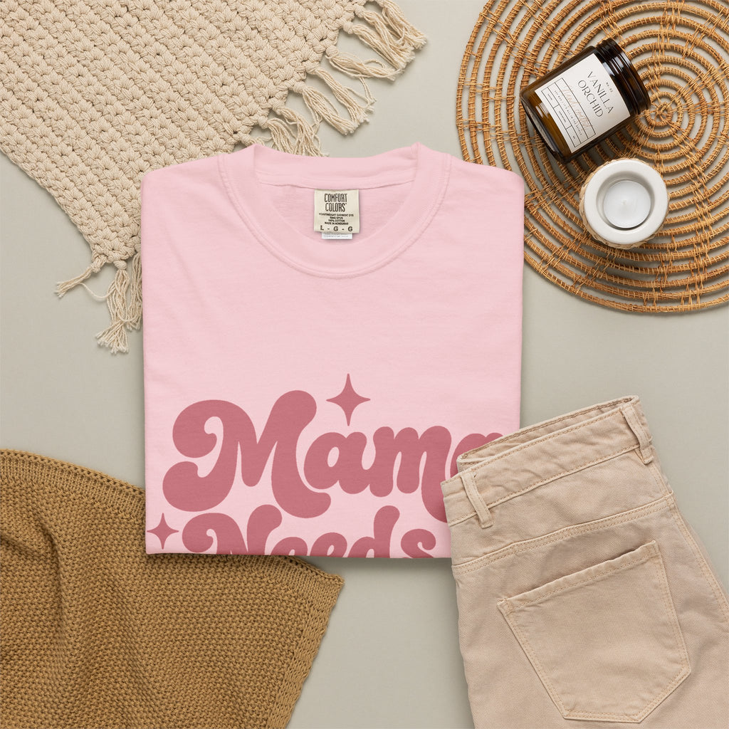 Mama Needs a Minute T-Shirt — Retro Mom Graphic Tee