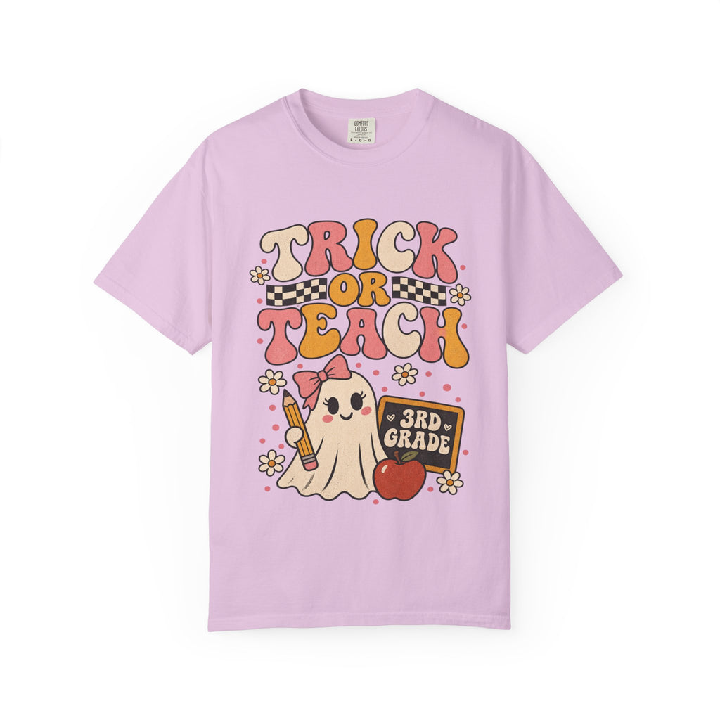 Trick or Teach 3rd Grade Halloween T-Shirt