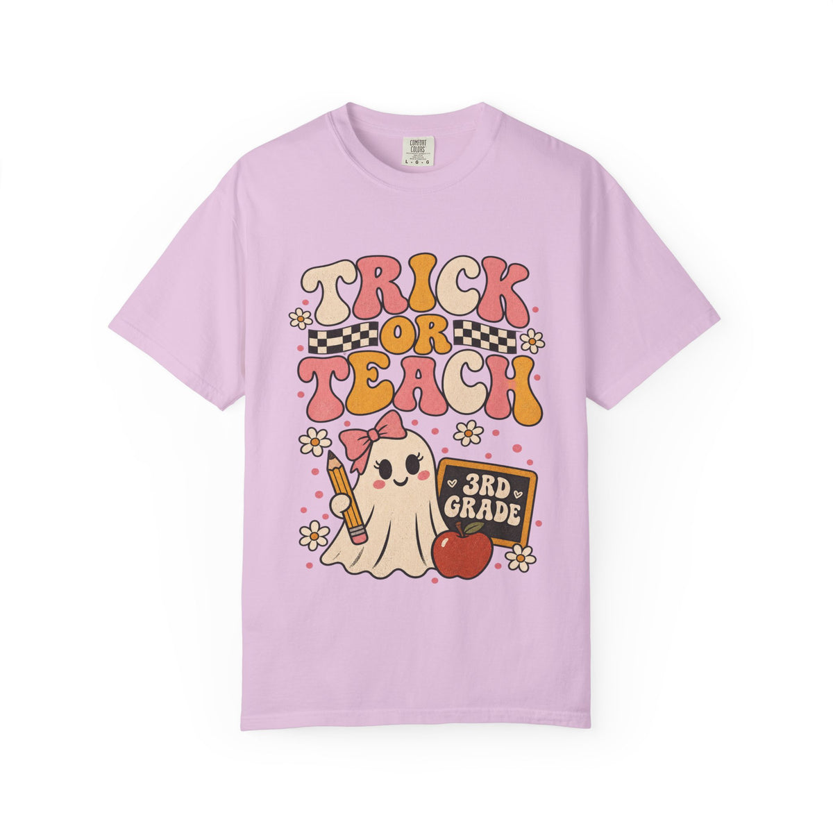 Trick or Teach 3rd Grade Halloween T-Shirt