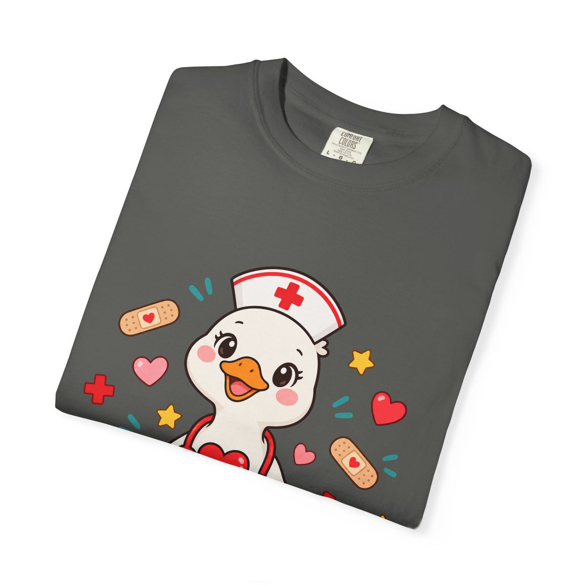 Nurse Duck Heart T-Shirt — Cute Nursing Gift