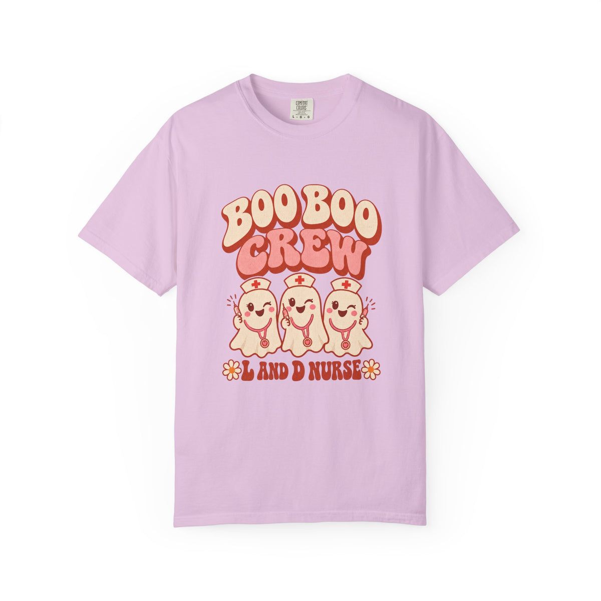 Boo Boo Crew Nurse T-Shirt – Cute Ghost Nurse Tee for Healthcare Workers