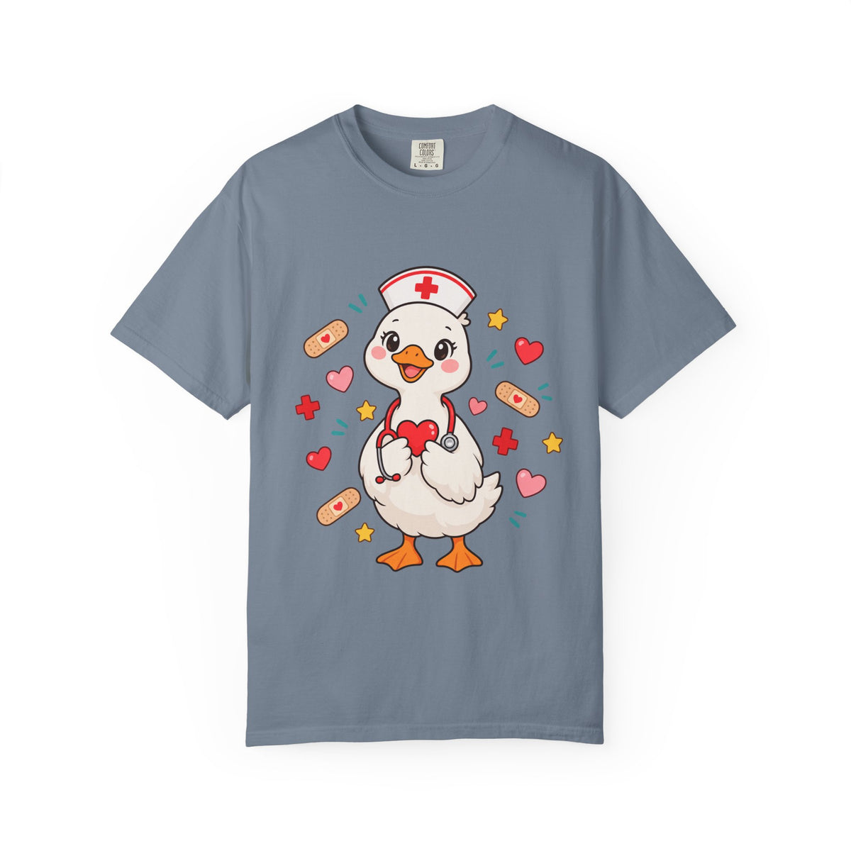 Nurse Duck Heart T-Shirt — Cute Nursing Gift
