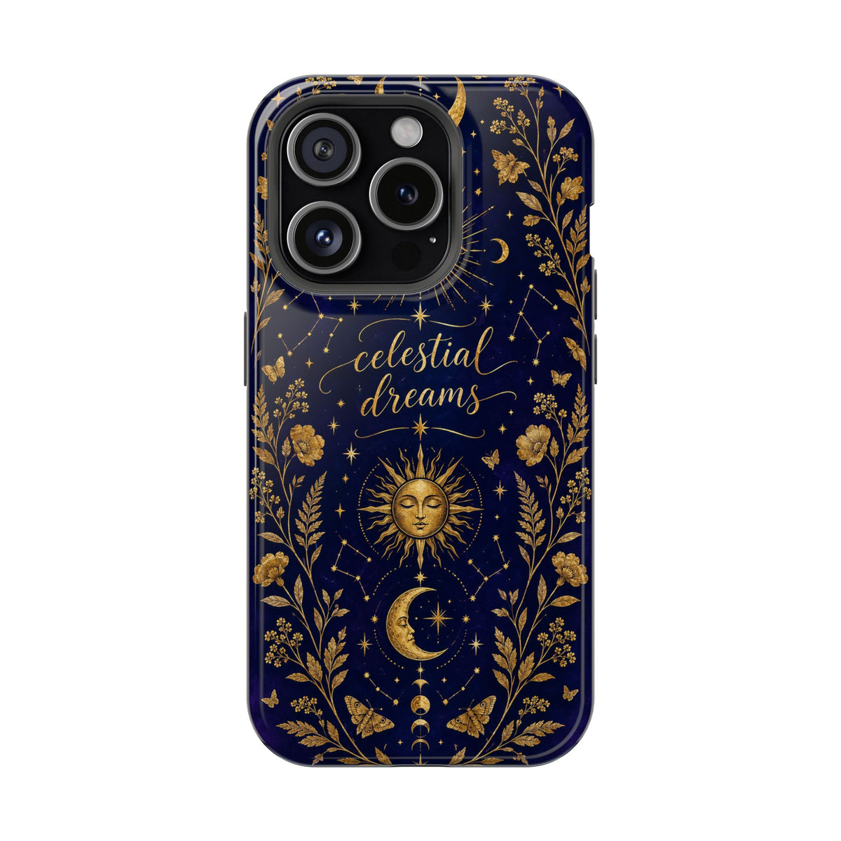 Celestial Dreams Magnetic Phone Case — Impact‑Resistant Night Sky Design