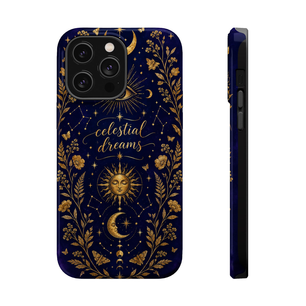 Celestial Dreams Magnetic Phone Case — Impact‑Resistant Night Sky Design