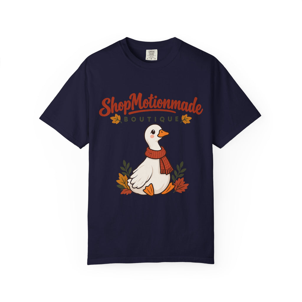Autumn Goose Boutique T-Shirt — "ShopMotionmade" Cozy Fall Graphic Tee