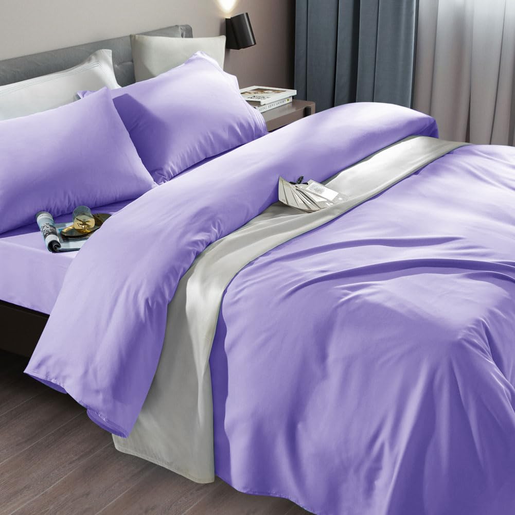 SONORO KATE Bed Sheet Set Super Soft Microfiber 1800 Series Luxury Egyptian Sheets Fit 18-24 Inch Deep Pocket Mattress Wrinkle-6 Piece (Sage, Queen)