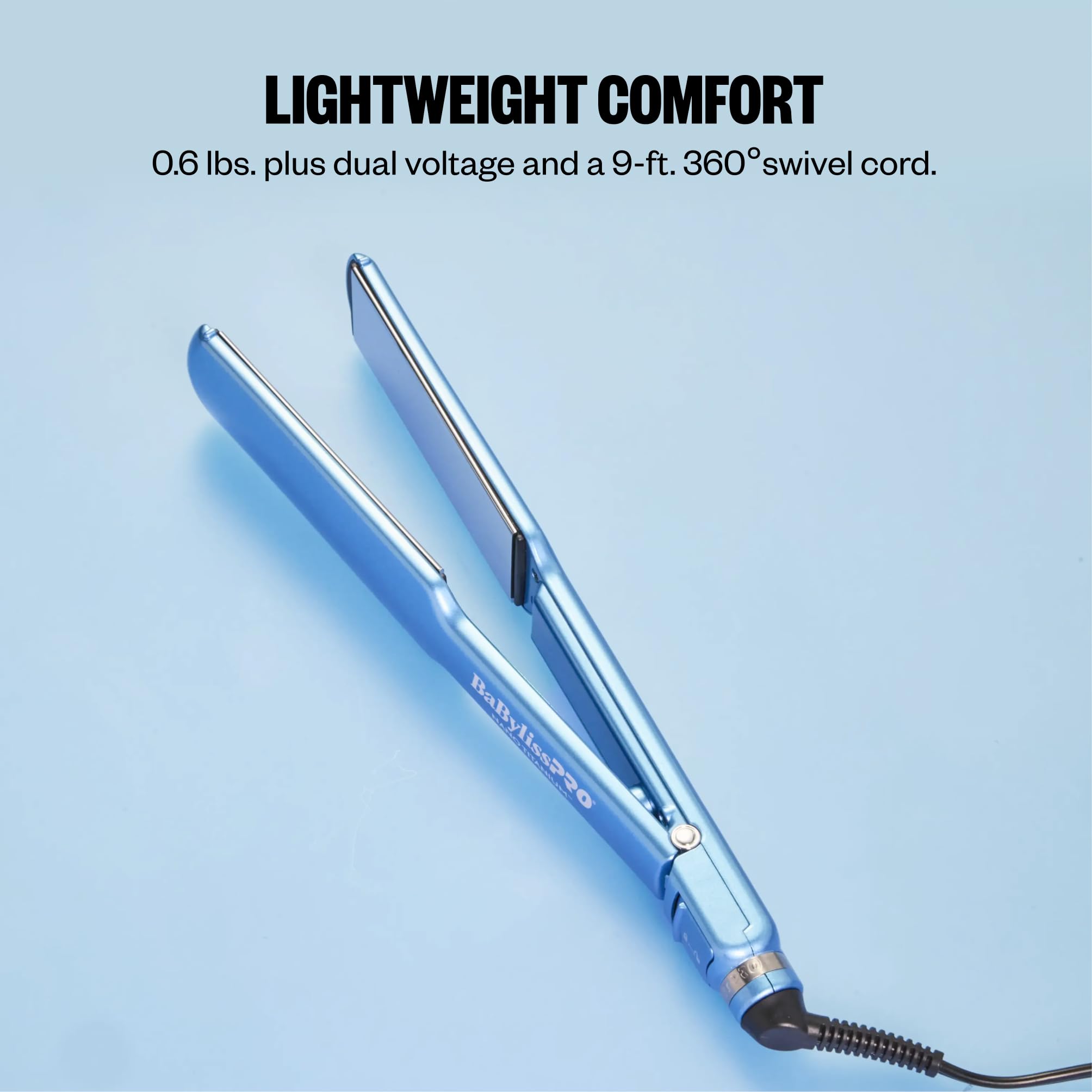 BabylissPRO Nano Titanium Digital Ultra-Thin Hair Straightener