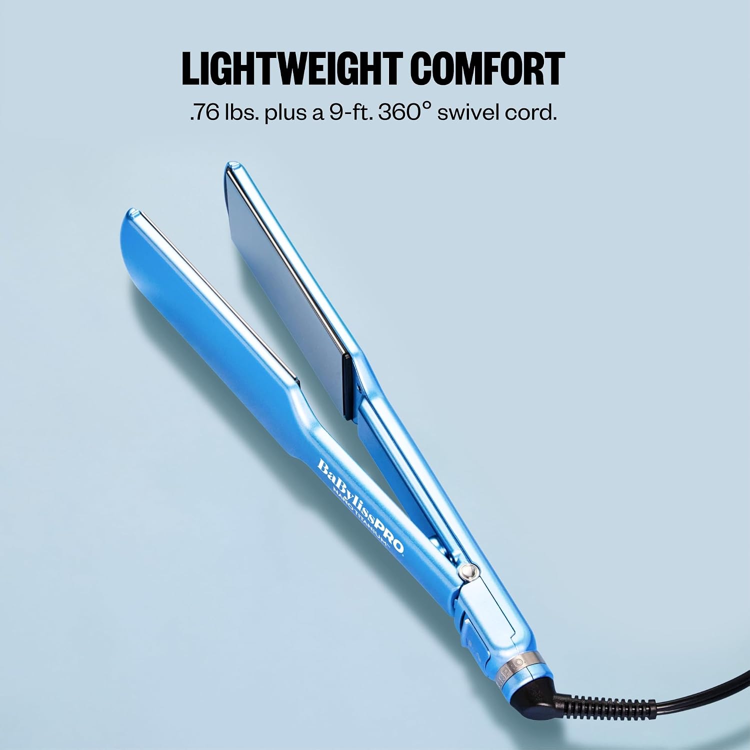BabylissPRO Nano Titanium Digital Ultra-Thin Hair Straightener