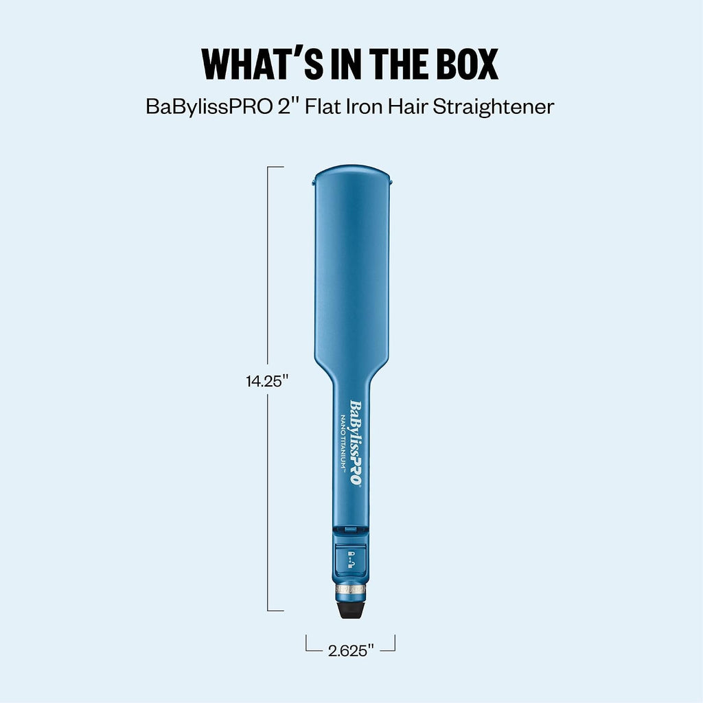 BabylissPRO Nano Titanium Digital Ultra-Thin Hair Straightener