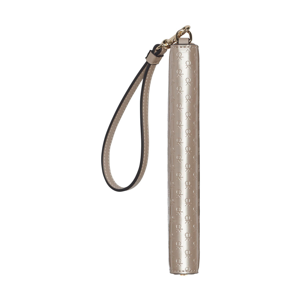 Calvin Klein Women's Key Item Saffiano Continental Zip Around Wallet With Wristlet Strap