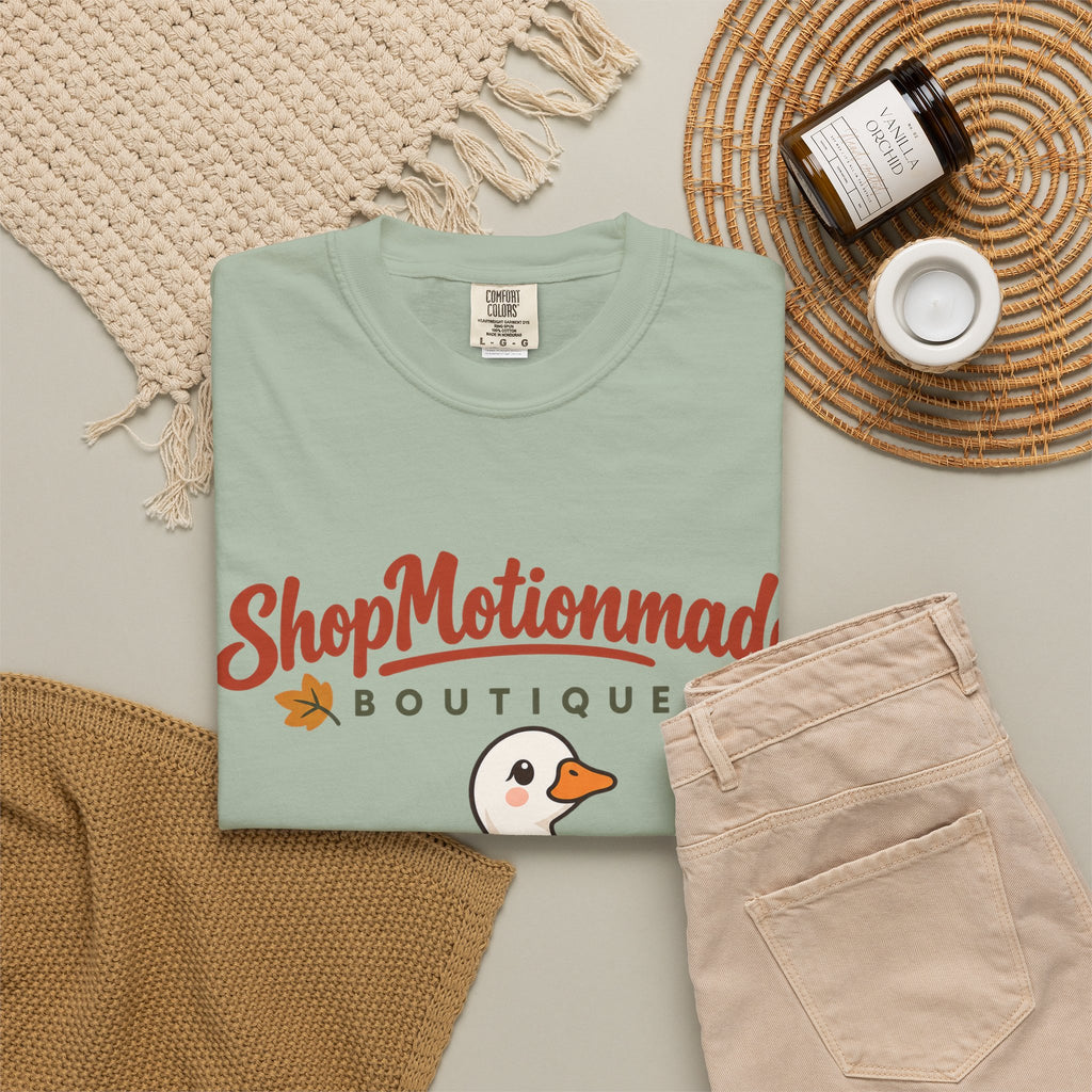 Autumn Goose Boutique T-Shirt — "ShopMotionmade" Cozy Fall Graphic Tee
