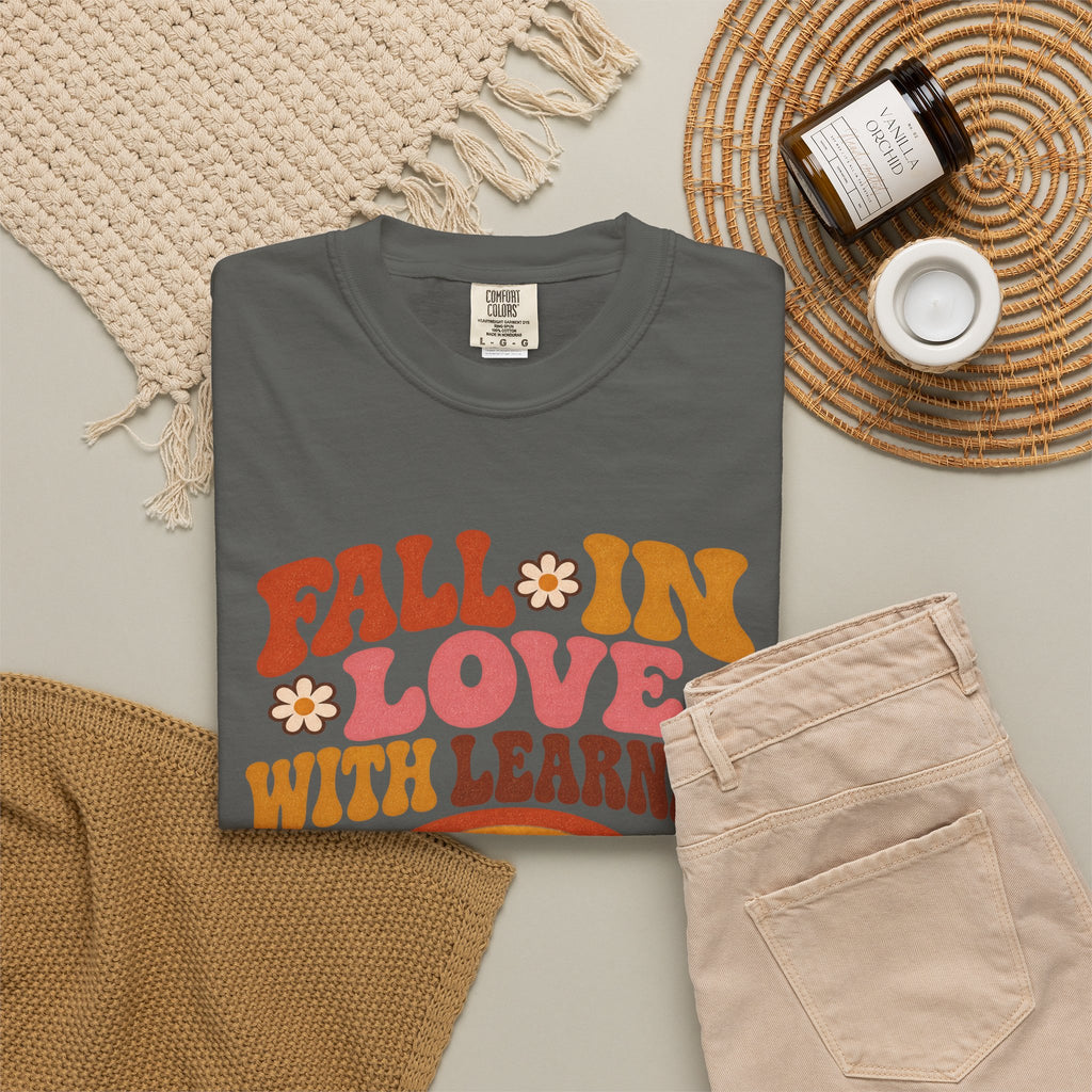 Fall in Love with Learning Kindergarten T-Shirt
