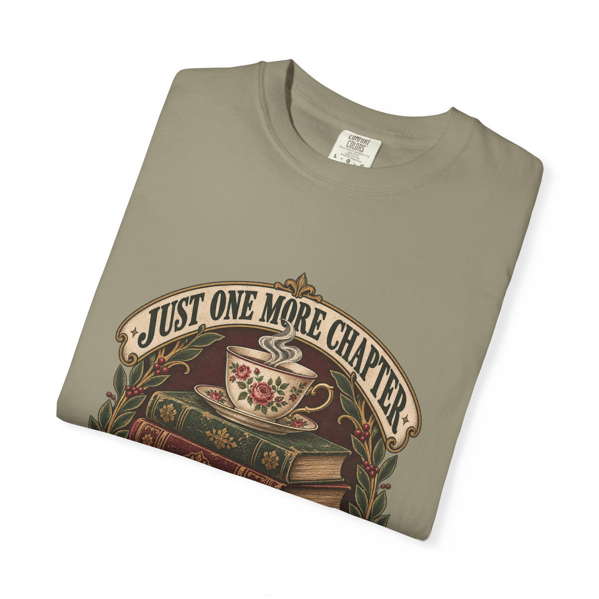 Just One More Chapter T-Shirt — Book Lover Reading Tee