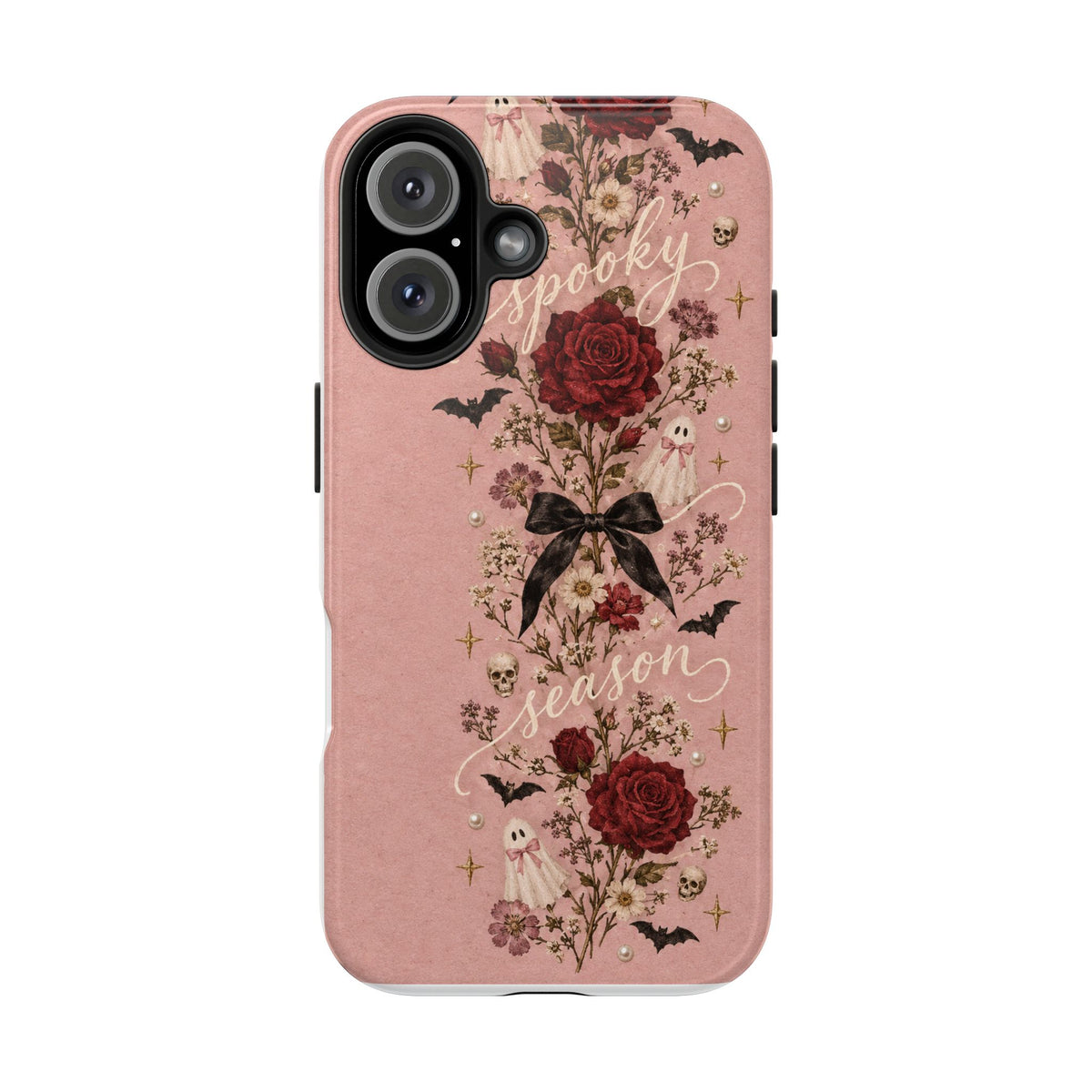 Tough Phone Case — 'Spooky Season' Vintage Rose Protective Cover