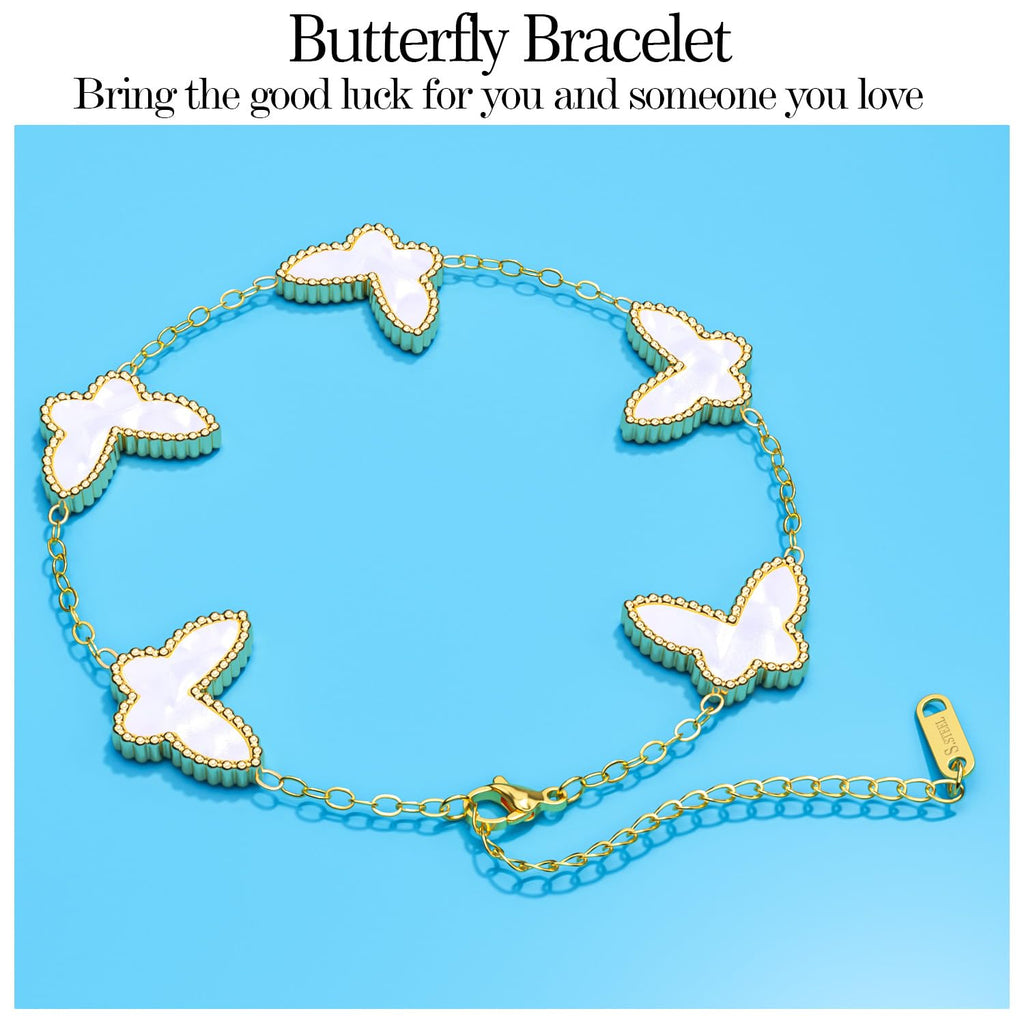 AiCase 18K Gold Clover Bracelet