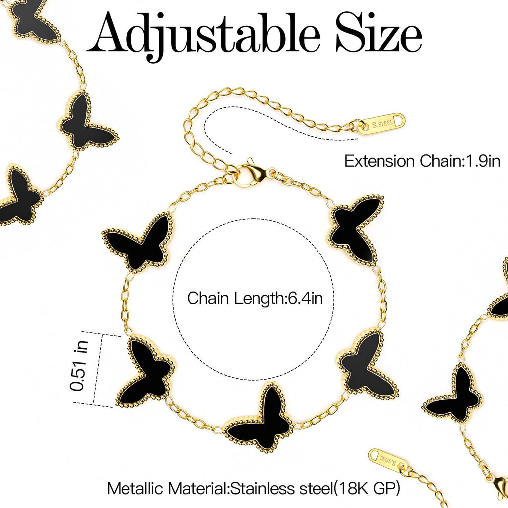 AiCase 18K Gold Clover Bracelet