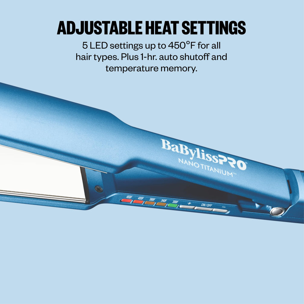 BabylissPRO Nano Titanium Digital Ultra-Thin Hair Straightener