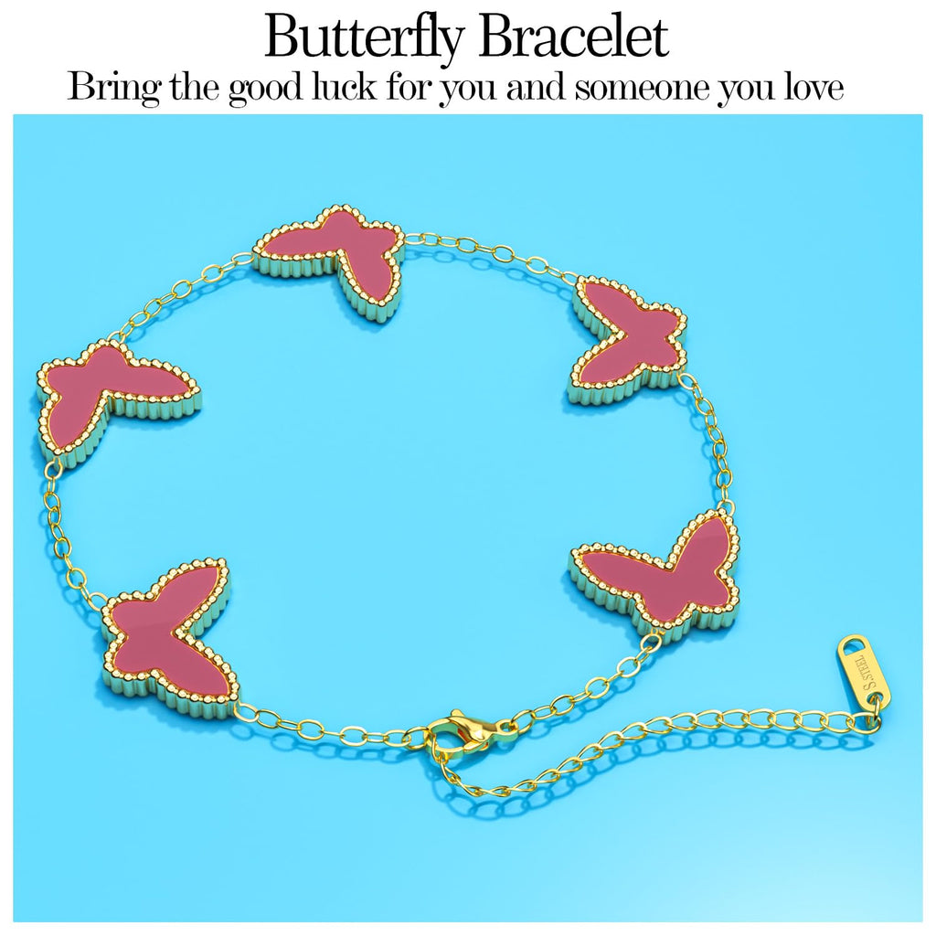 AiCase 18K Gold Clover Bracelet