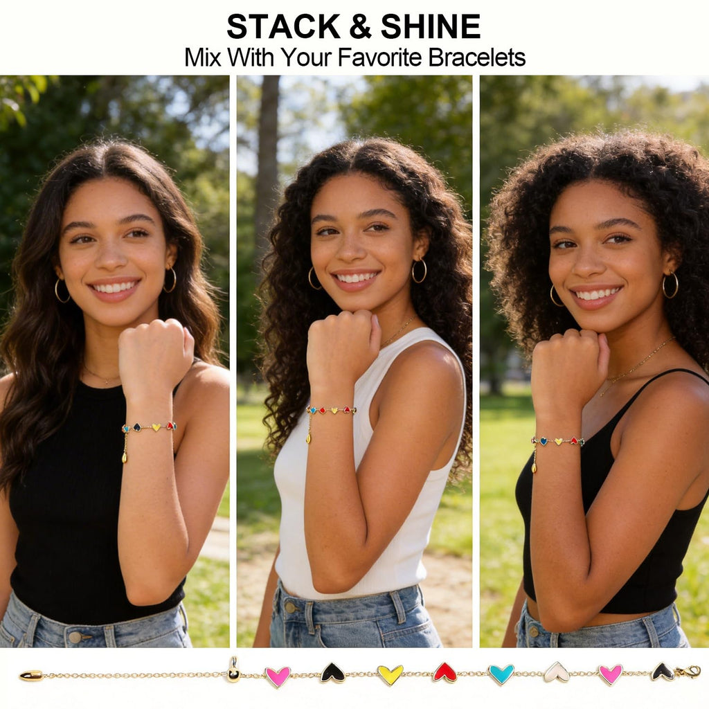 AiCase 18K Gold Clover Bracelet