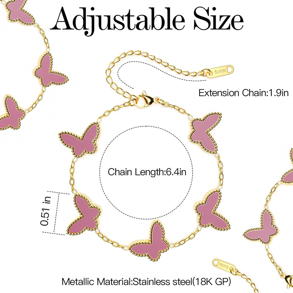 AiCase 18K Gold Clover Bracelet