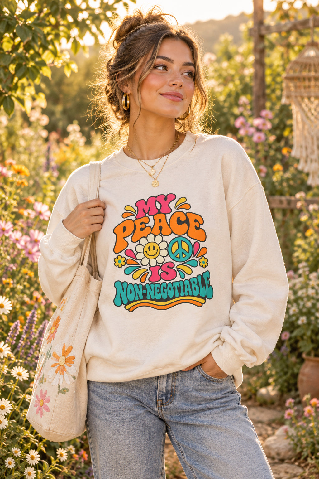 Peace Is Non-Negotiable Sweatshirt