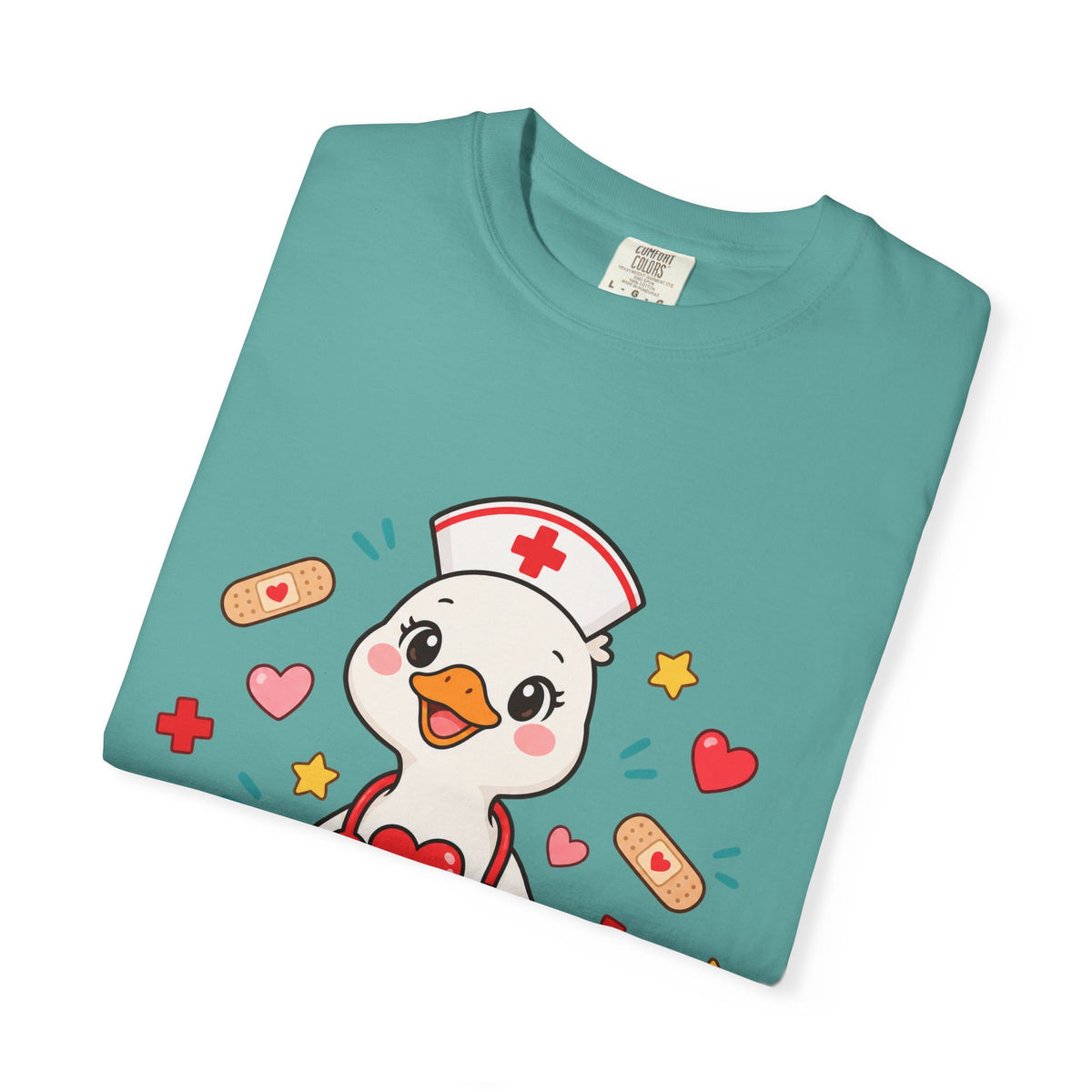 Nurse Duck Heart T-Shirt — Cute Nursing Gift