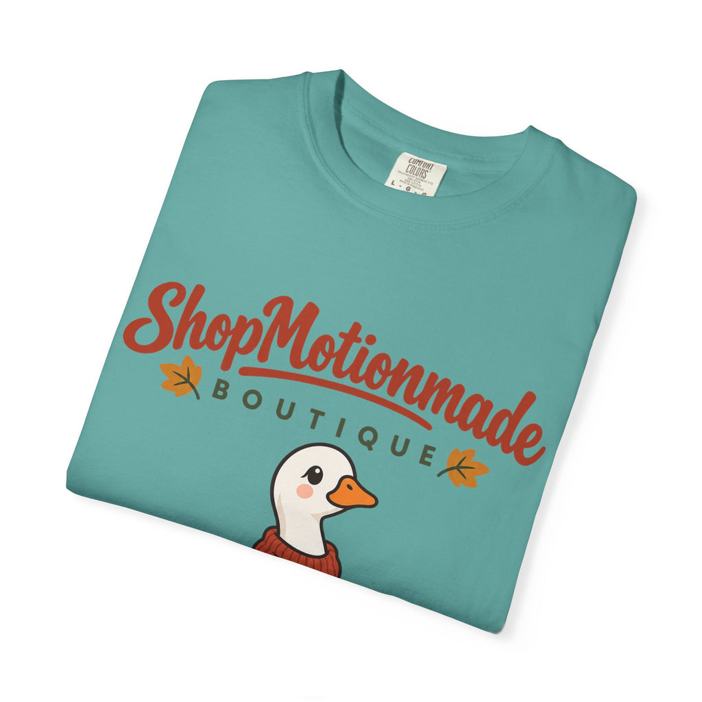 Autumn Goose Boutique T-Shirt — "ShopMotionmade" Cozy Fall Graphic Tee
